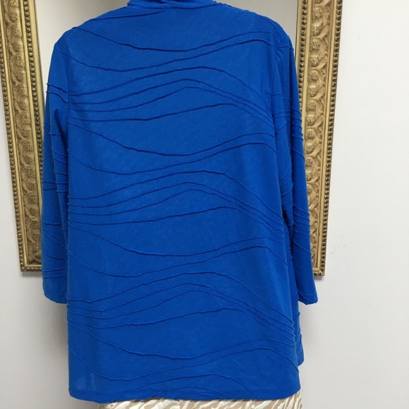 Zac & Rachel long flowing cardigan royal blue M - Picture 3 of 7